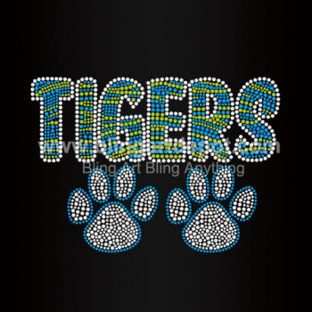 Tigers Hotfix Rhinestone Transfers Tigers Hotfix Rhinestone Transfers